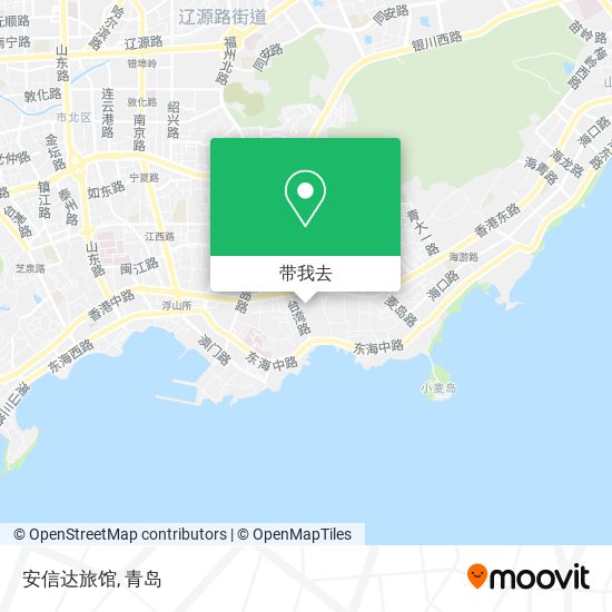 安信达旅馆地图