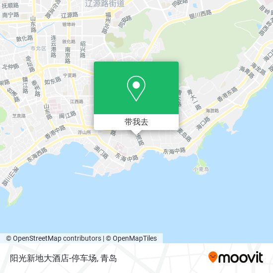 阳光新地大酒店-停车场地图