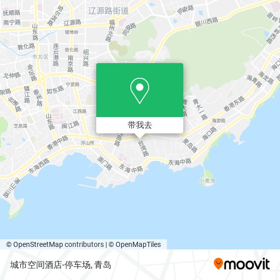 城市空间酒店-停车场地图
