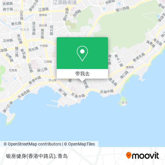 银座健身(香港中路店)地图