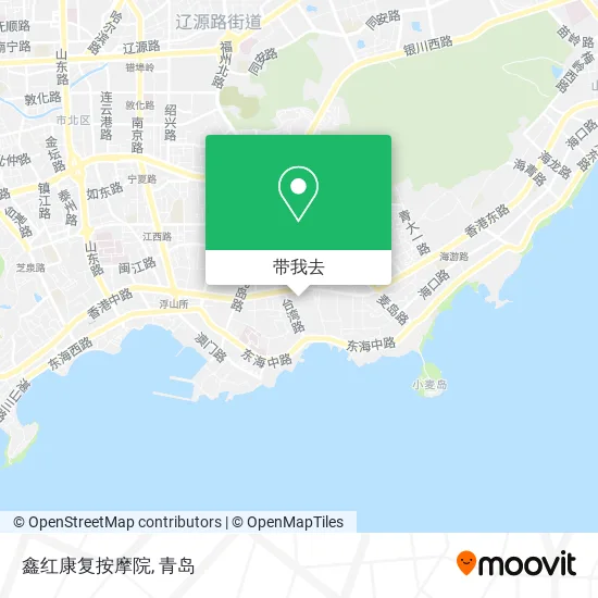 鑫红康复按摩院地图