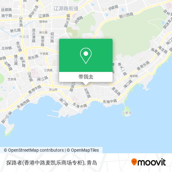 探路者(香港中路麦凯乐商场专柜)地图