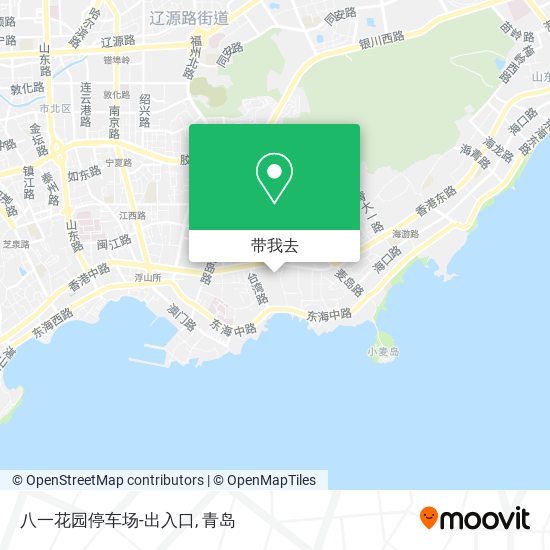 八一花园停车场-出入口地图