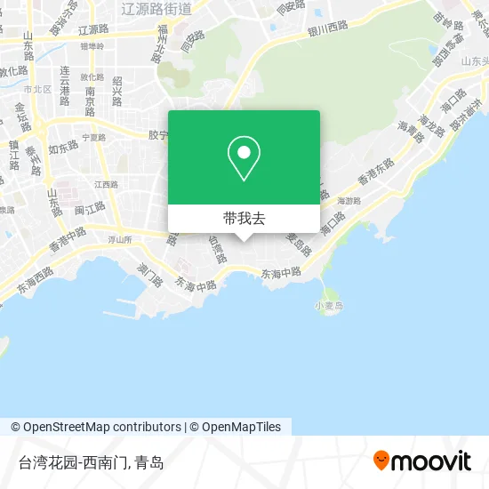 台湾花园-西南门地图