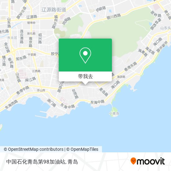 中国石化青岛第98加油站地图