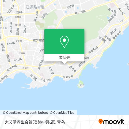 大艾堂养生会馆(香港中路店)地图