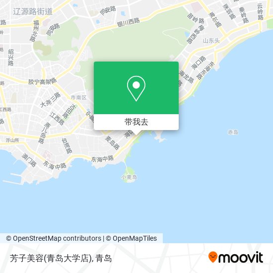 芳子美容(青岛大学店)地图