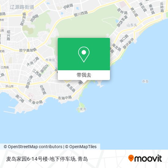 麦岛家园6-14号楼-地下停车场地图