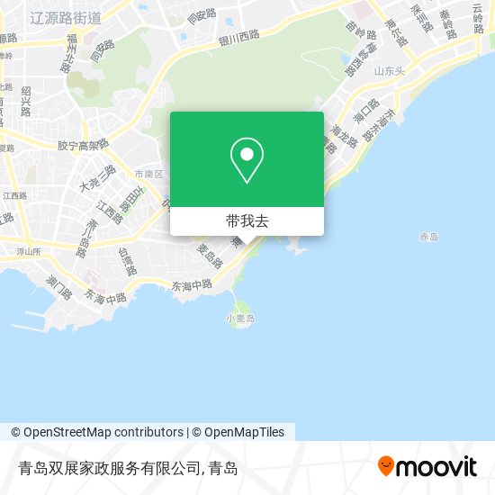 青岛双展家政服务有限公司地图