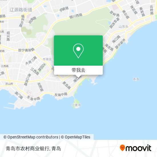 青岛市农村商业银行地图