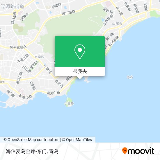 海信麦岛金岸-东门地图