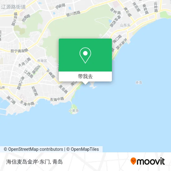海信麦岛金岸-东门地图