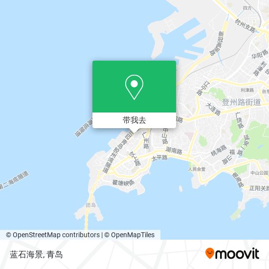 蓝石海景地图