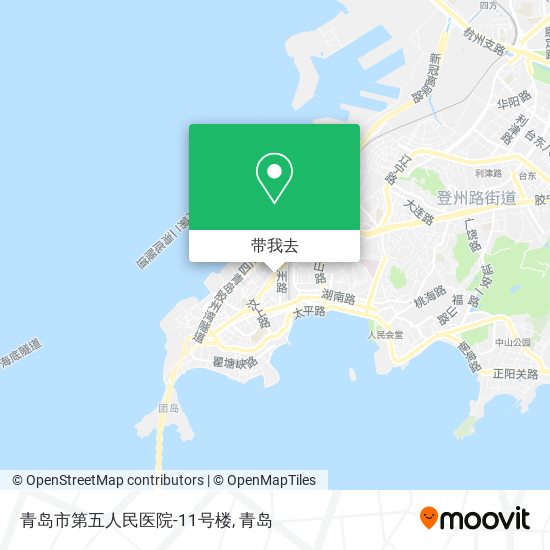 青岛市第五人民医院-11号楼地图