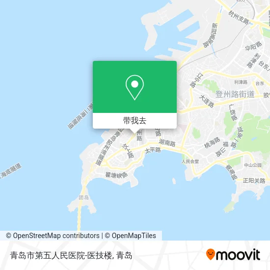 青岛市第五人民医院-医技楼地图
