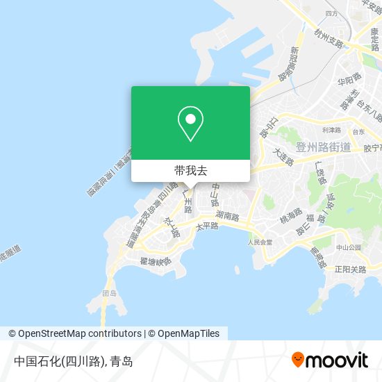 中国石化(四川路)地图