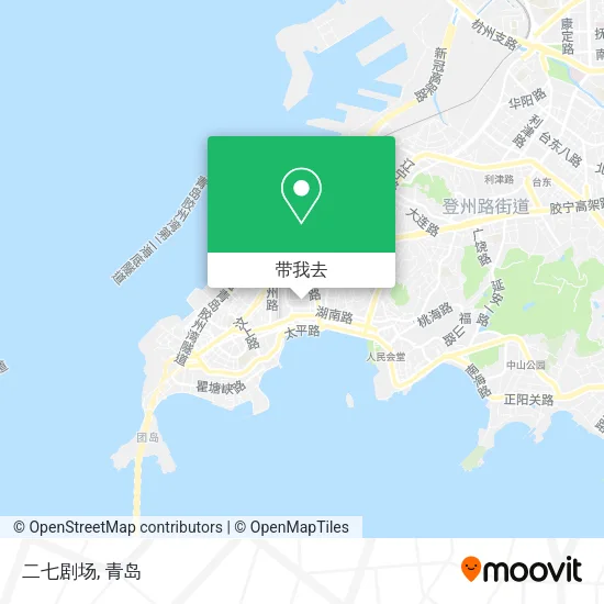 二七剧场地图