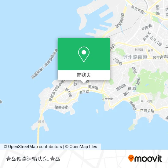青岛铁路运输法院地图