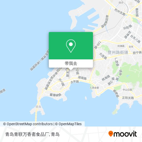 青岛青联万香斋食品厂地图