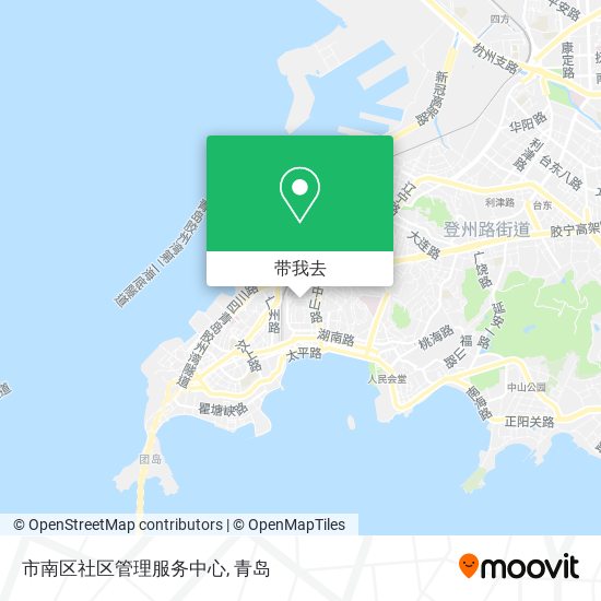 市南区社区管理服务中心地图