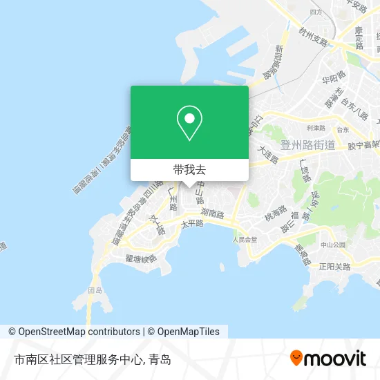 市南区社区管理服务中心地图