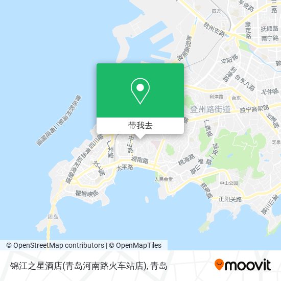 锦江之星酒店(青岛河南路火车站店)地图