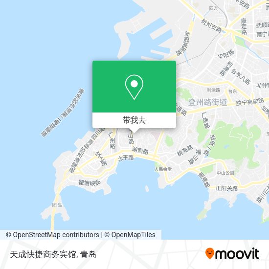 天成快捷商务宾馆地图