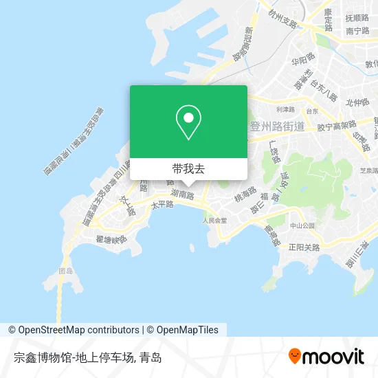 宗鑫博物馆-地上停车场地图