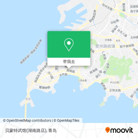 贝蒙特武馆(湖南路店)地图