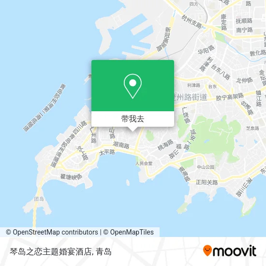 琴岛之恋主题婚宴酒店地图