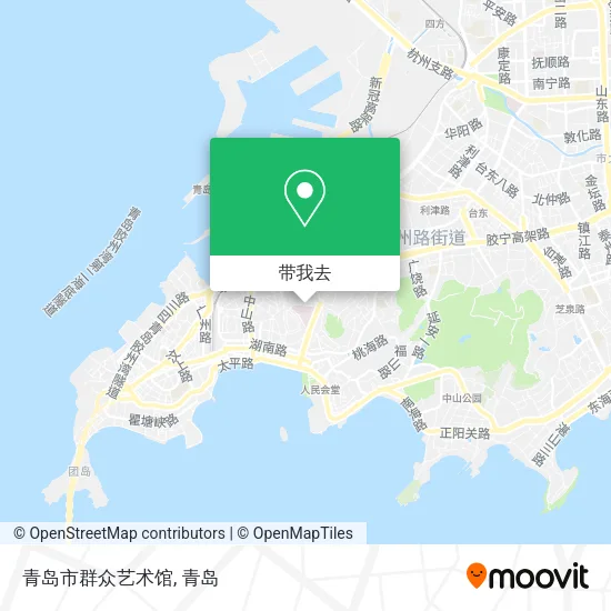 青岛市群众艺术馆地图