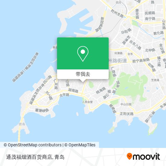 通茂福烟酒百货商店地图