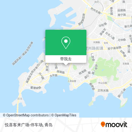 悦喜客来广场-停车场地图