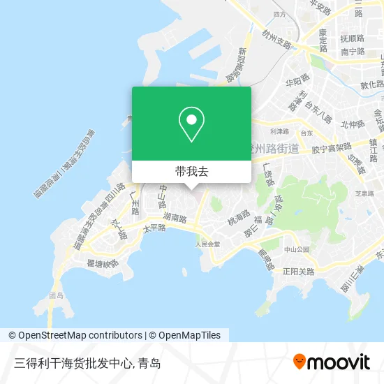 三得利干海货批发中心地图