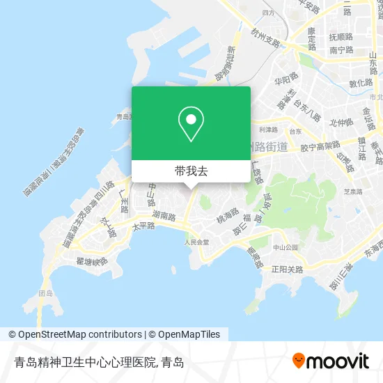 青岛精神卫生中心心理医院地图