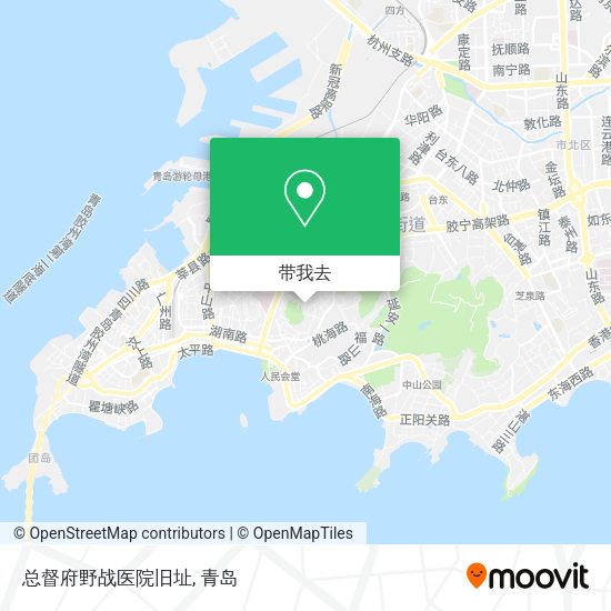 总督府野战医院旧址地图