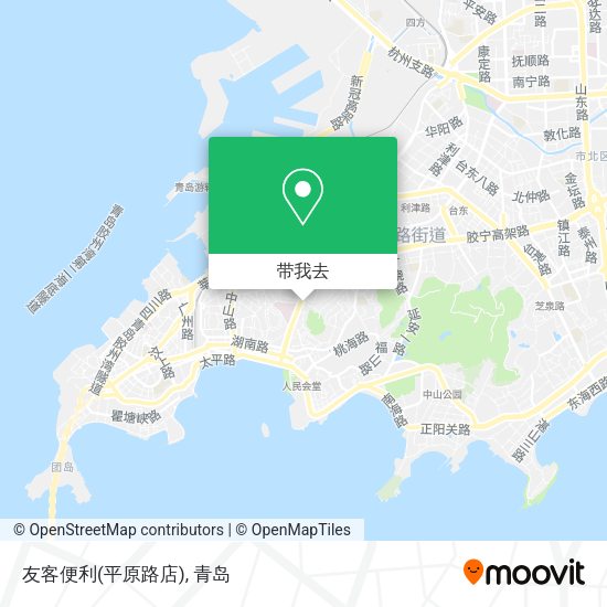 友客便利(平原路店)地图