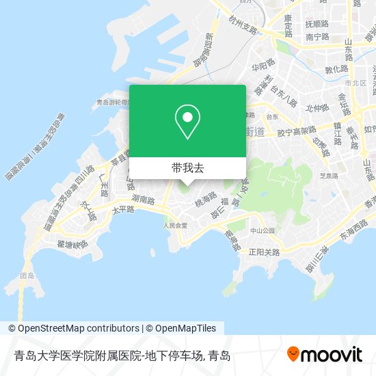青岛大学医学院附属医院-地下停车场地图