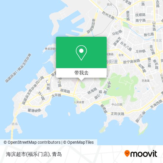 海滨超市(福乐门店)地图