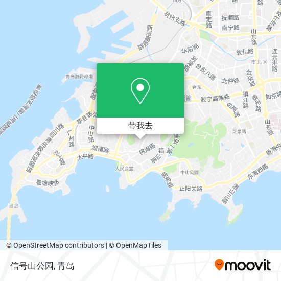 信号山公园地图