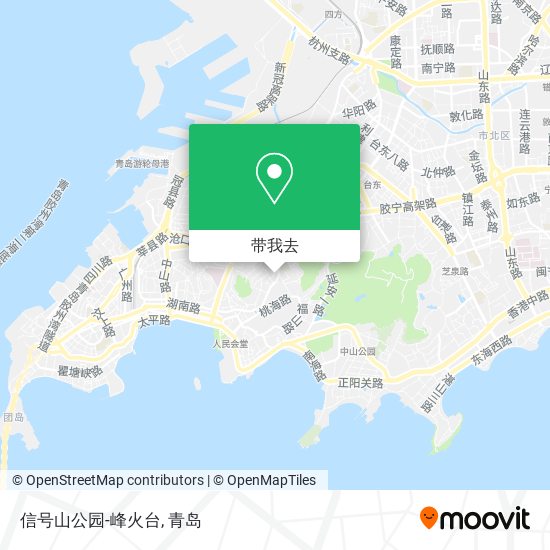 信号山公园-峰火台地图