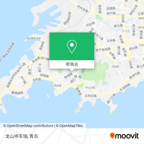 龙山停车场地图