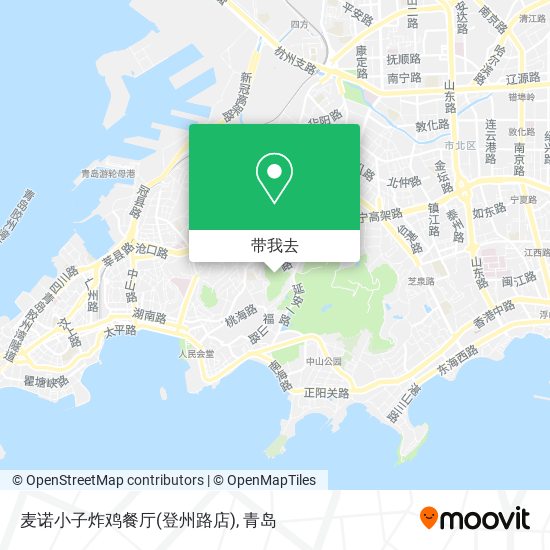 麦诺小子炸鸡餐厅(登州路店)地图