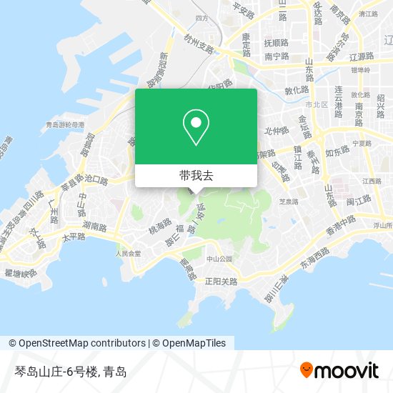 琴岛山庄-6号楼地图