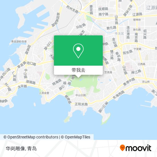 华岗雕像地图