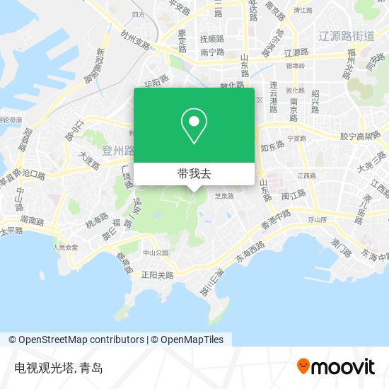 电视观光塔地图