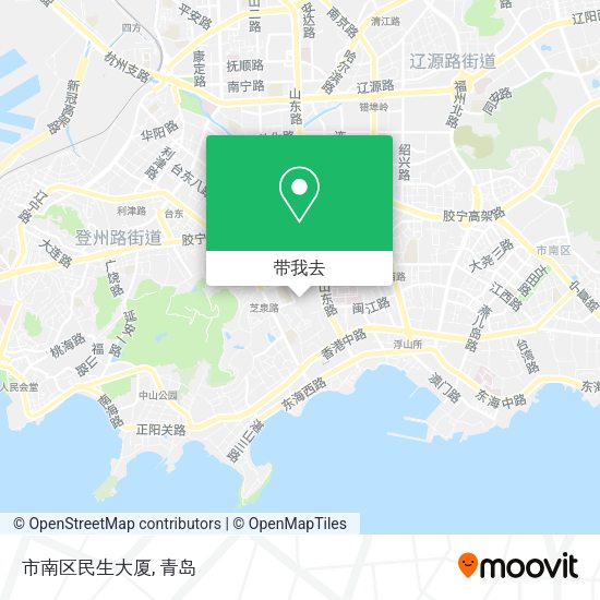 市南区民生大厦地图