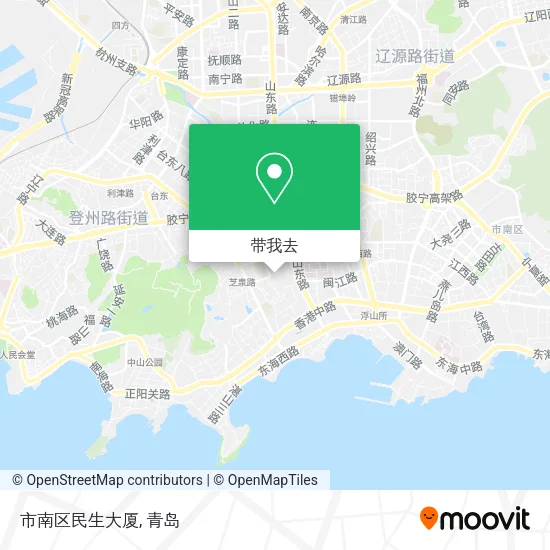 市南区民生大厦地图