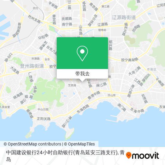 中国建设银行24小时自助银行(青岛延安三路支行)地图