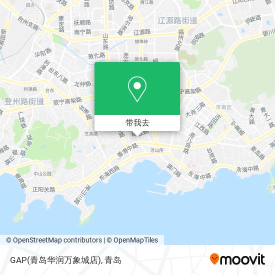 GAP(青岛华润万象城店)地图